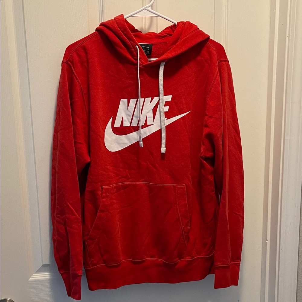 Nike Men's Bold Red Hoodie